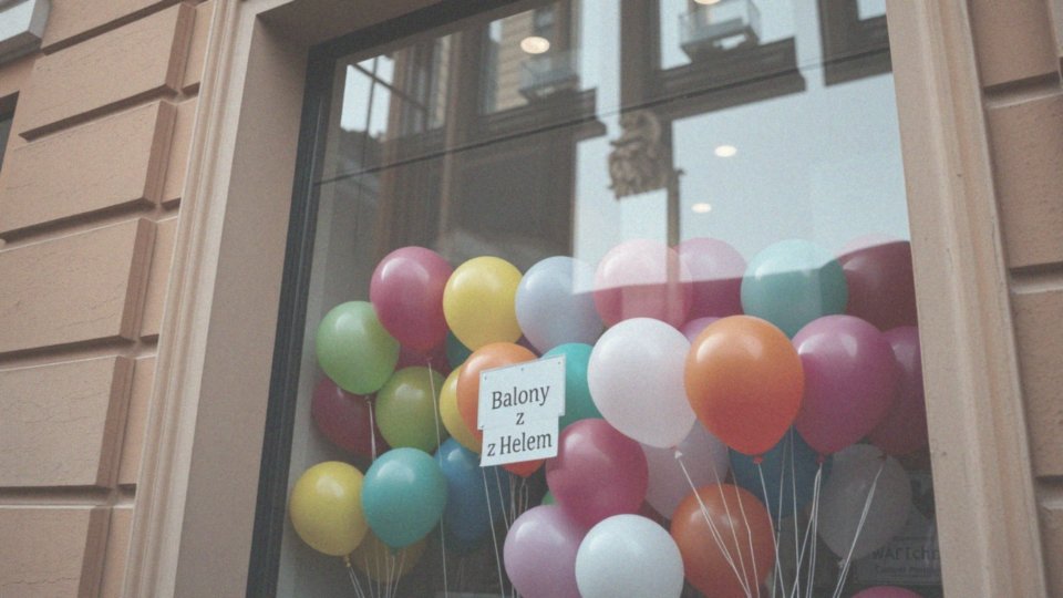 Gdzie można napełnić balony helem w Krakowie?