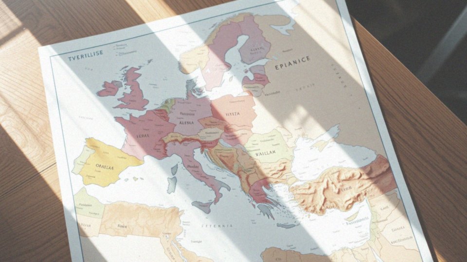 Czym różni się mapa polityczna od fizycznej Europy Zachodniej?