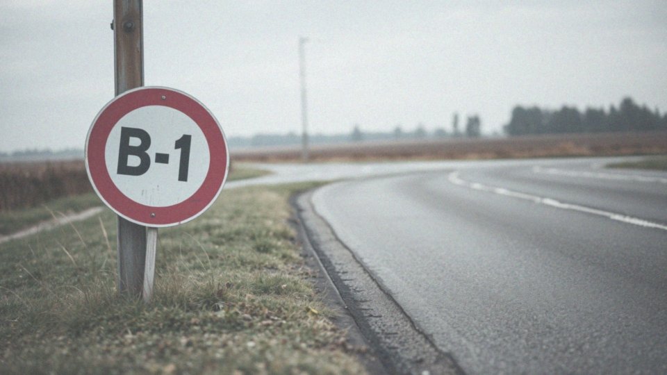 Jakie konsekwencje wiążą się z naruszeniem znaku B-1?
