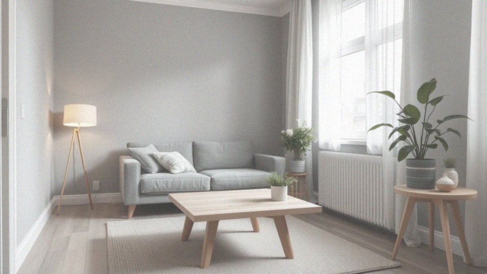 Szare ściany w salonie – inspiracje i porady aranżacyjne